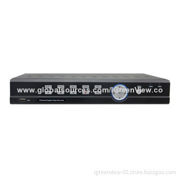 8CH H.264 960H Compression DVR, Supports iPhone, Blackberry and Android/Support MAC/P2P Function